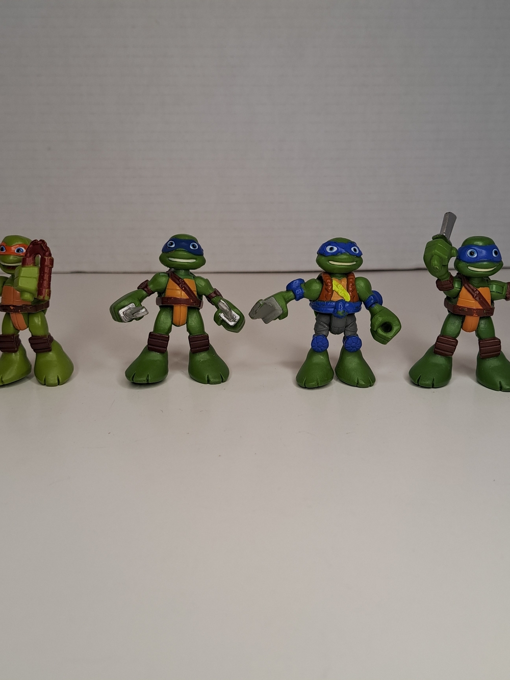 TMNT 2014 & 2015 Playmates Figures 3" Teenage Mutant Ninja Turtles - Lot of 7